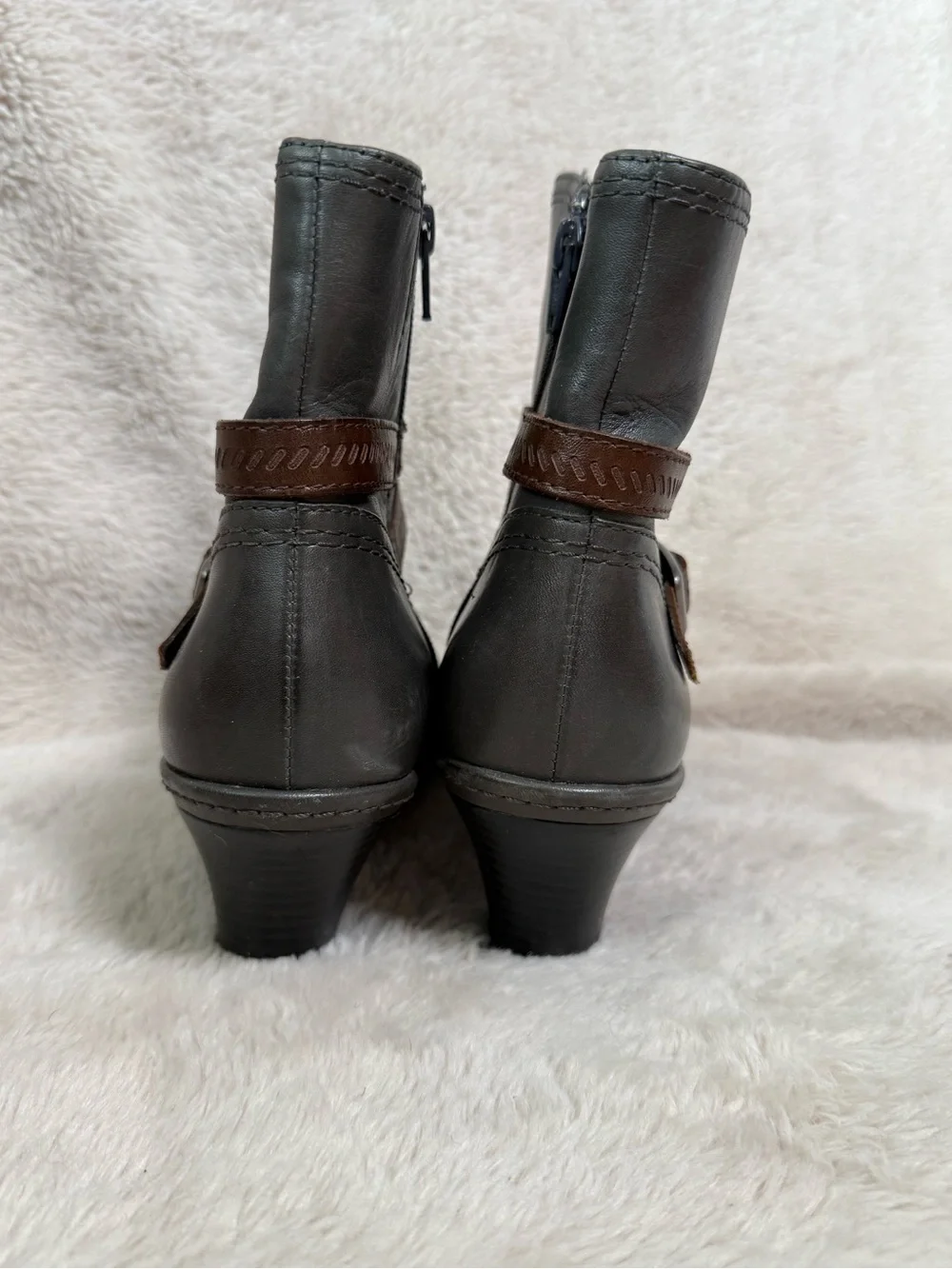 Rockport Cobb Hill Leather Ankle Boots Womens Sz 7.5